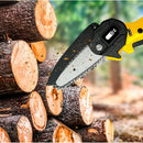 Mini Motosserra Elétrica a Bateria Bivolt Portátil