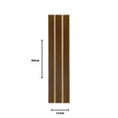 Kit 20 Painéis de Revestimento Ripado Decorativo em MDF – 45x11cm para Parede