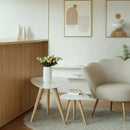 Mesinha Lateral Decorativa de Pé Palito